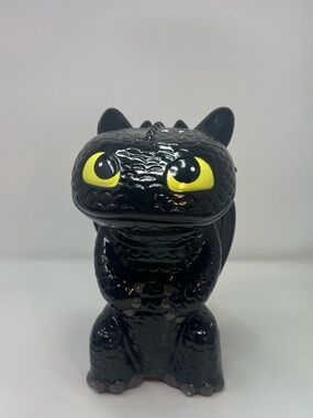 How to Train Your Dragon FAB 2015 Toothless Ceramic Coin Bank Dream Works Read